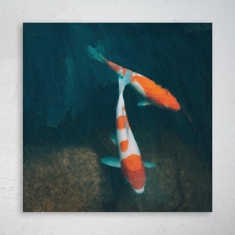 Koi fish deals acrylic painting